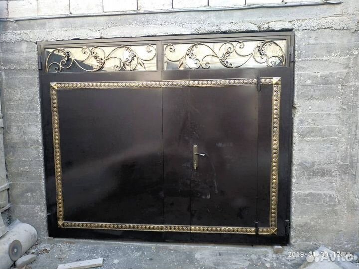 Кованные ворота в Хасавюрте