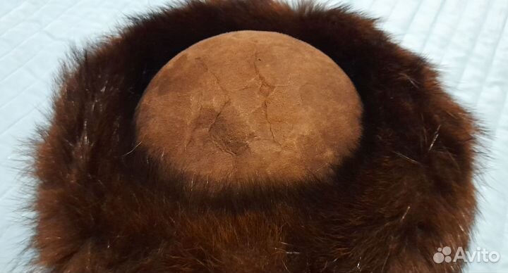 Шапка зимняя меховая женская норка боярка