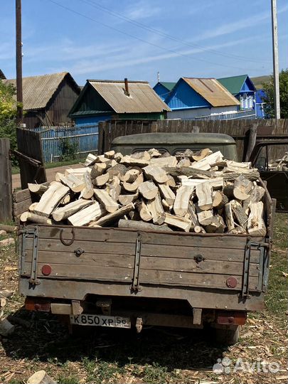 Продам дрова колотые и кругляк
