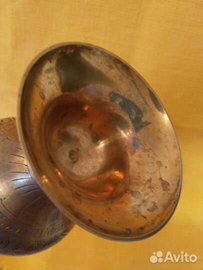 Ваза декоративная, Индия, латунь