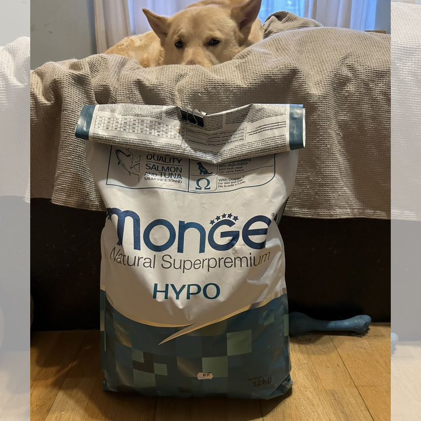 Корм Monge Dog Hypo, гипоаллергенный 12 кг