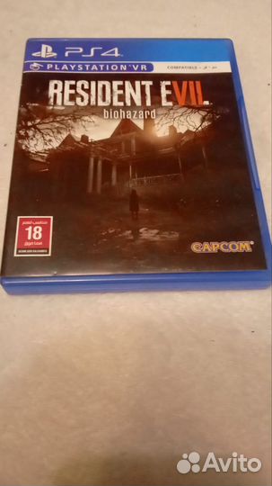 Диски на ps4 resident evil