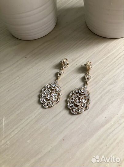 Ожерелье, браслет, серьги, ободок