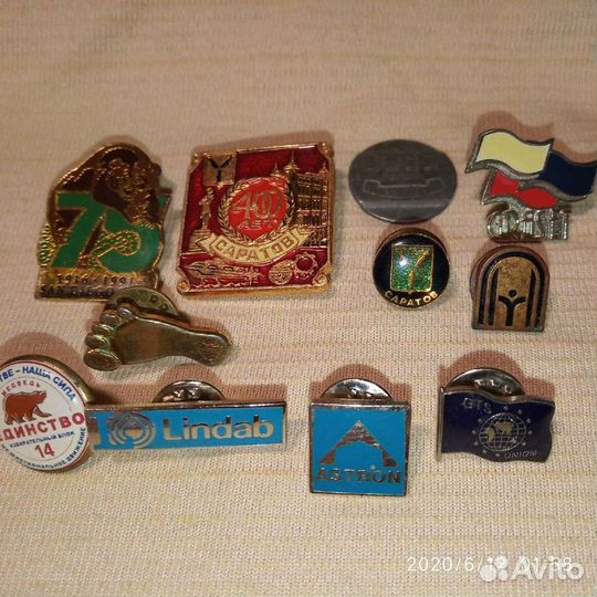 Значки коллекционные фрачные