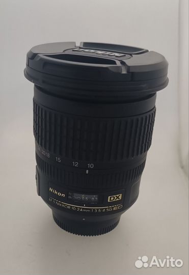 Объектив Nikon AF-S 10-24mm F 3,5-4,5 G ED б/у