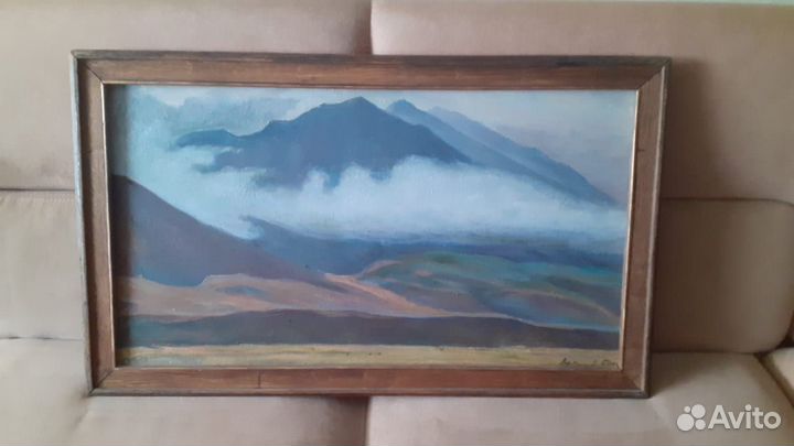 Афанасий Осипов. Пейзаж холст маслом. Якутия