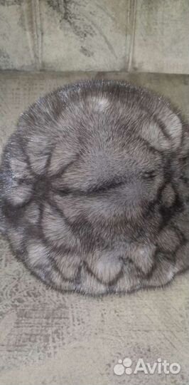 Шапка норка мягкая