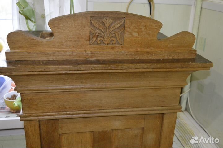 Тумба тумбочка шкафчик, старинная дубовая с модер