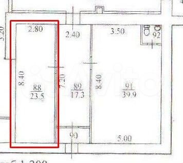 Торговая площадь, 23.5 м²