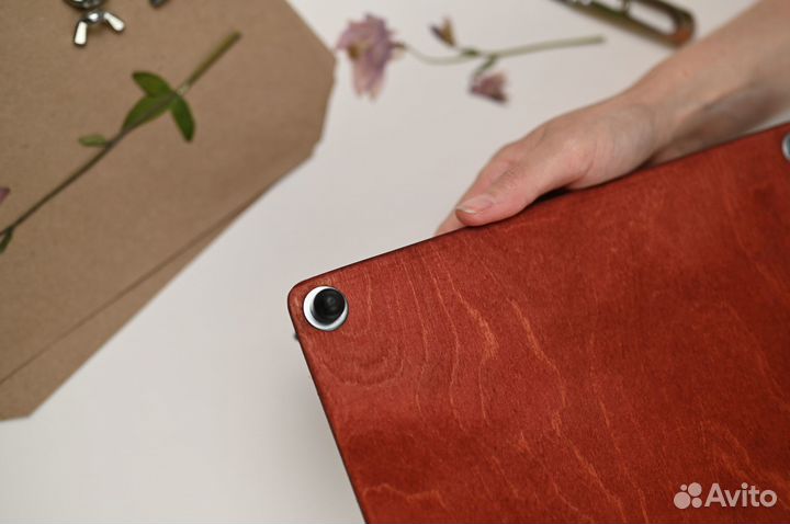 Гербарный пресс 20*26 красное дерево пивной картон