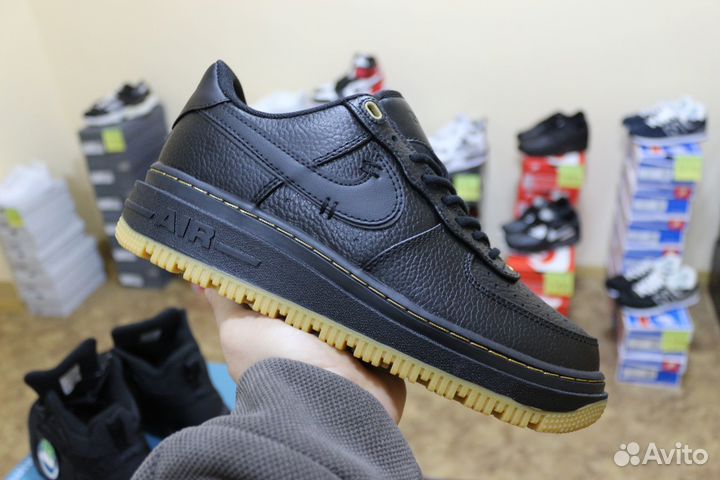 Кроссовки Nike Air Force 1 Low Luxe Black Gum