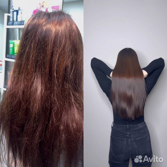 Кератиновое выпрямление ботокс волос