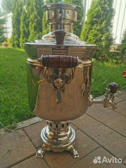 Самовар 7л на дровах(шишках)