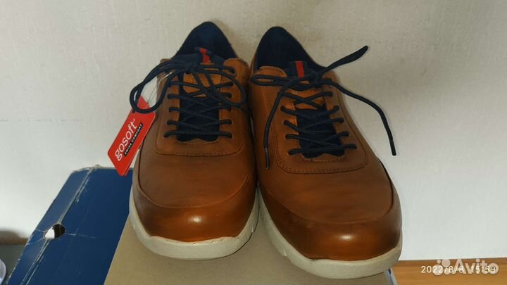 Полуботинки Gosoft новые натур.кожа р.43