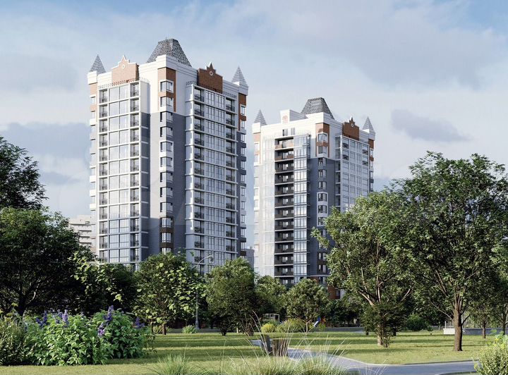 3-к. квартира, 88,2 м², 7/16 эт.