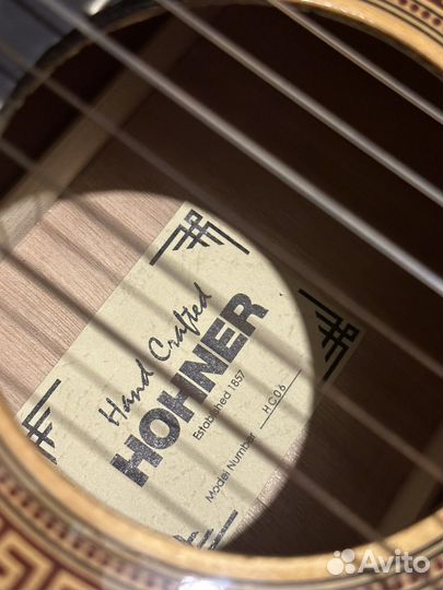 Классическая гитара hohner hc 06