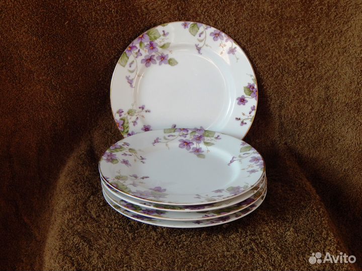 Японский фарфор. Тарелки для десерта. 5шт