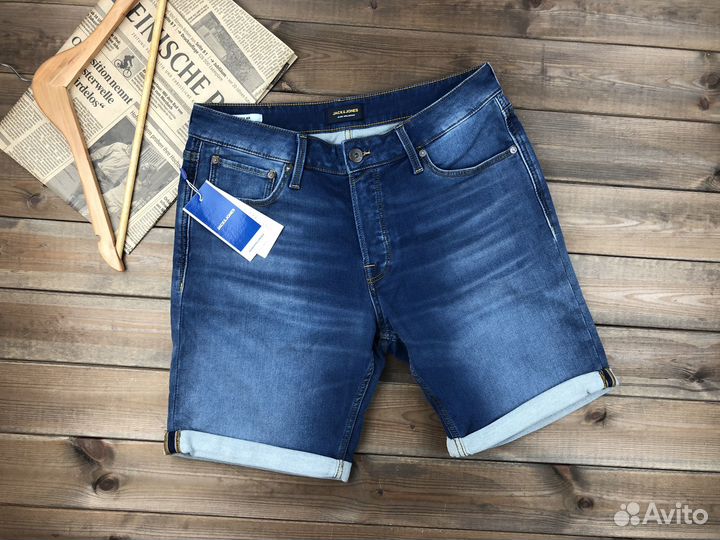 Шорты джинсовые мужские новые Дания