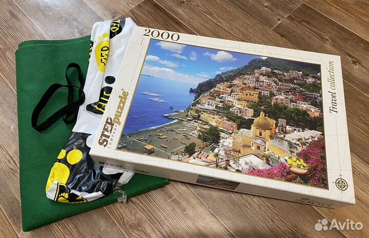 Пазл на 2000 деталей с ковриком