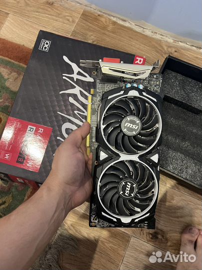 Видеокарта rx580 8gb