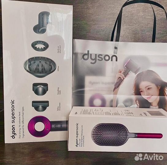 Фен dyson supersonic hd08 + набор расчесок