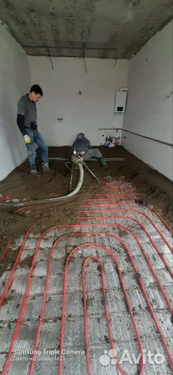 Полусухая стяжка пола