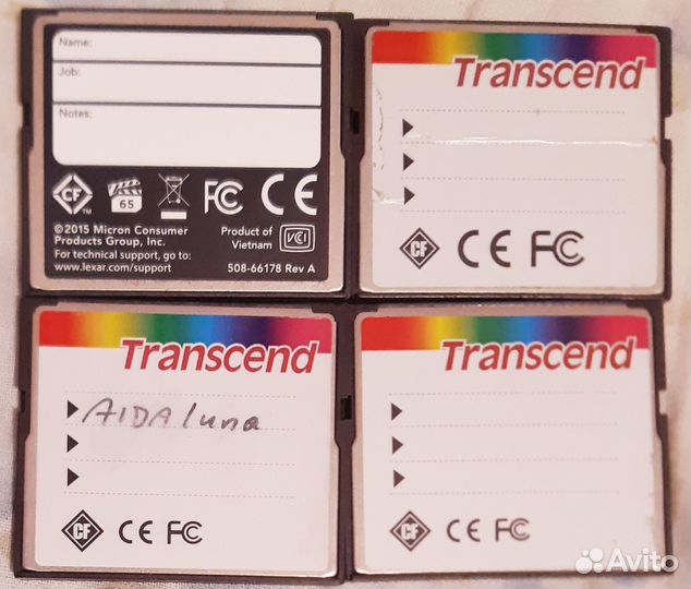 Карта памяти Transcend CompactFlash CF Industrial