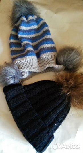 Шапки для девочки и мальчика осень-зима