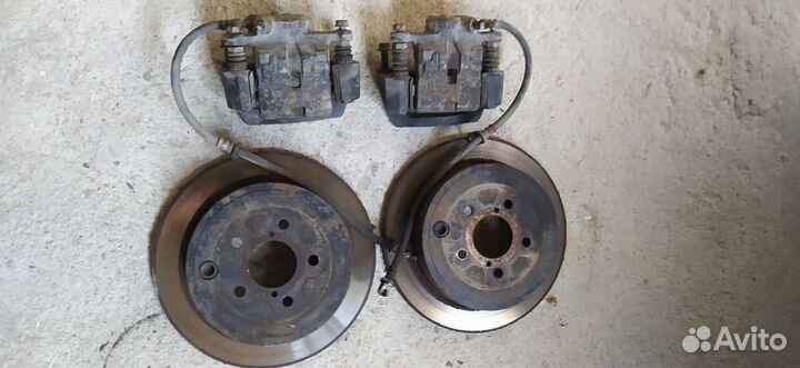 Задние тормоза subaru forester sh