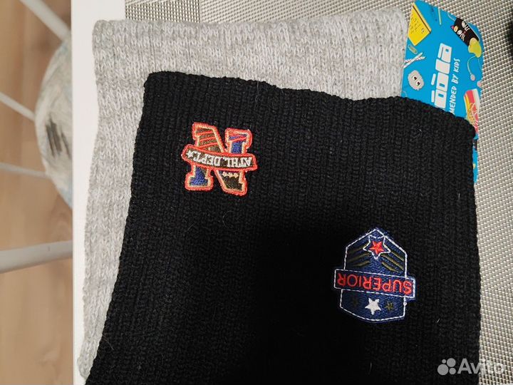 Шапка и шарф комплект