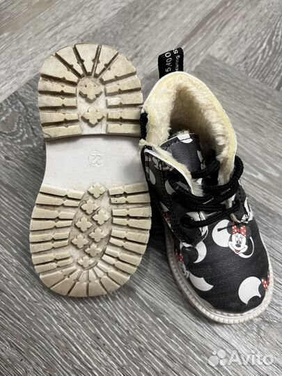 Ботинки на девочку 22 размер