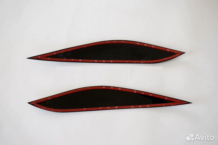 Реснички на фары для Skoda Fabia 2010-2014