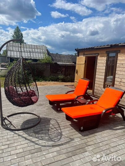 Шезлонг для дачи