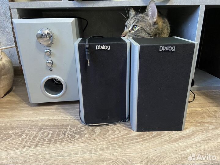 Компьютерные колонки с сабвуфером