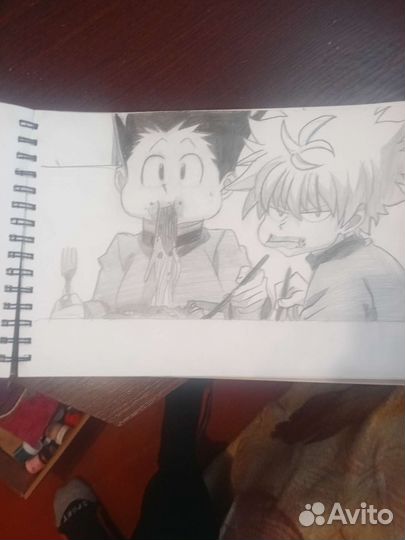 Рисунок с аниме