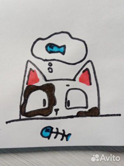 Милые рисунки котиков