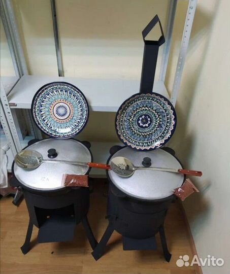 Казан чугунный 10л пл + ляган 37см