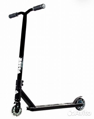 Трюковой самокат Plank hop белый