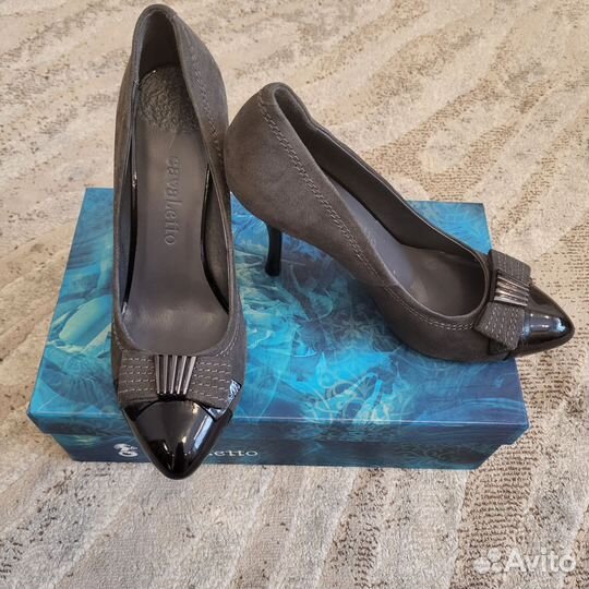 Туфли женские 37 размер натуральная замша