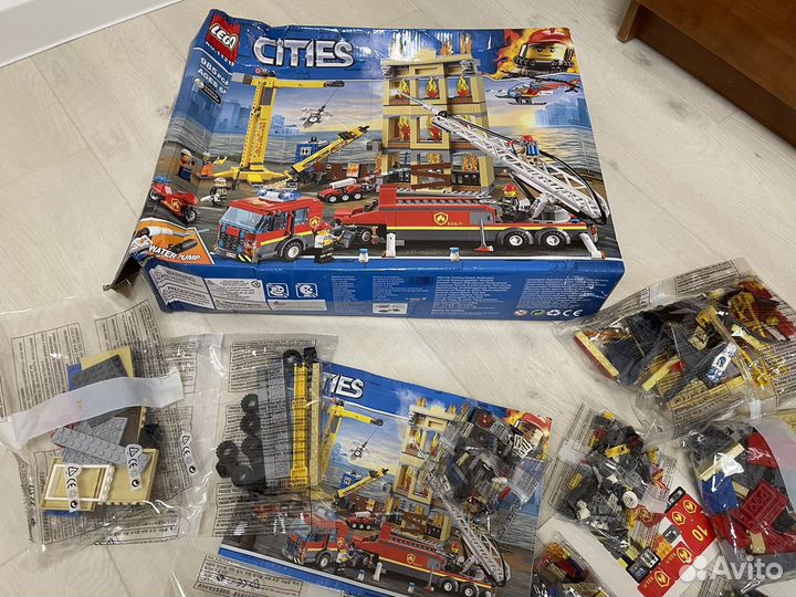 Lego cities пожарная 11216