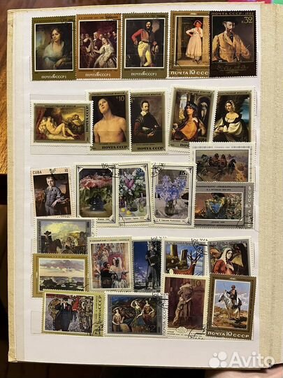 Почтовые марки СССР, куба, вьетнам