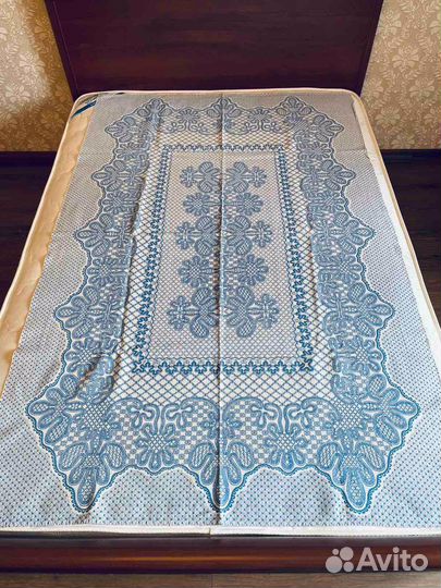 Покрывало гобелен СССР голубое