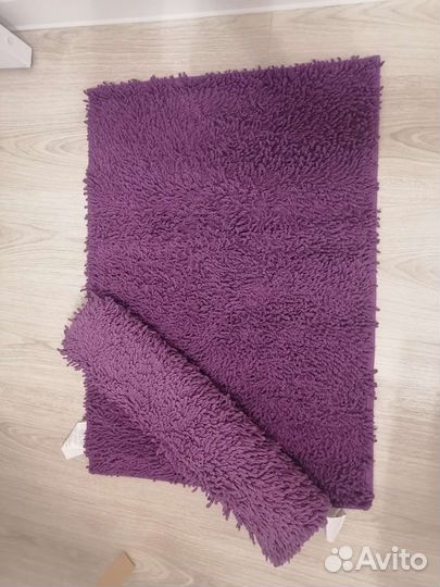 Коврики для ванной и туалета +штора для ванной