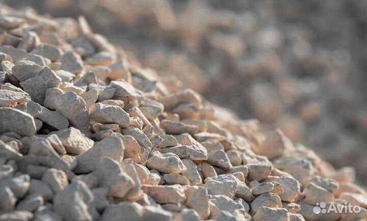 Щебень известковый на подушку