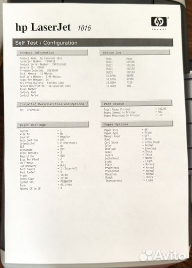 Принтер лазерный hp laserjet 1015