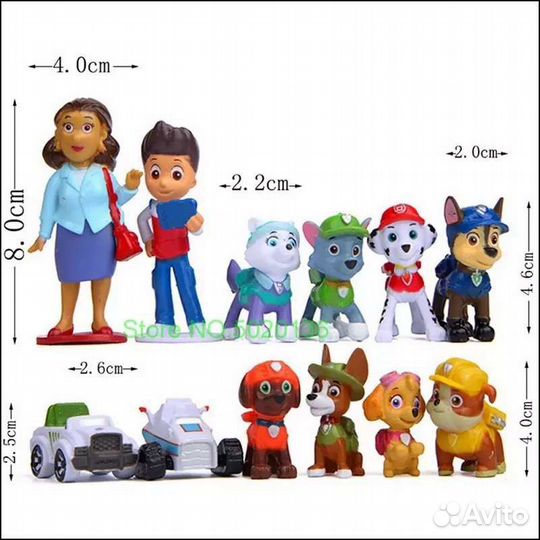 Щенячий патруль Набор для купания / в путешествие