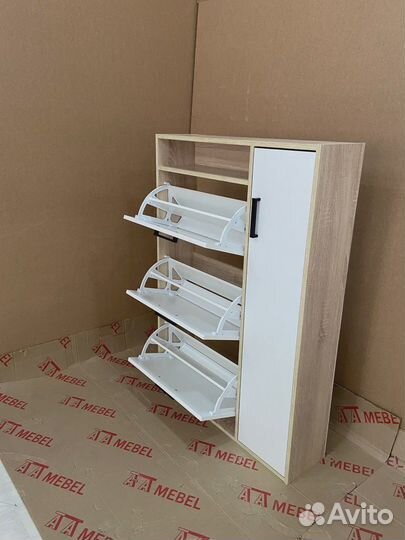 Обувница вместительная (18 пар обуви), новая