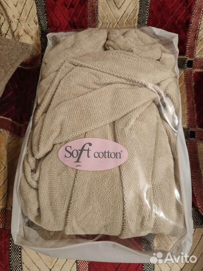 Халат мужской абсолютно новый Soft Cotton M