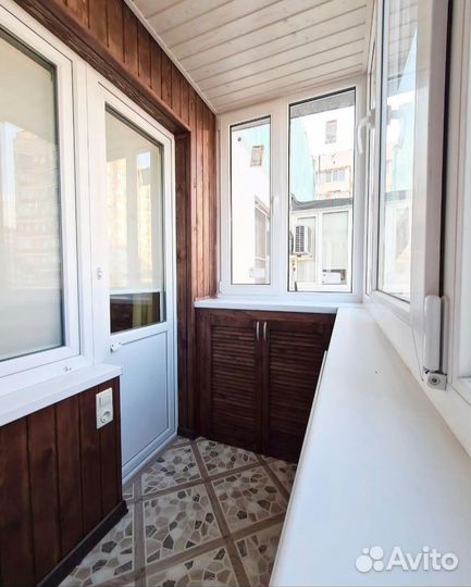 Остекление лоджии окнами пвх. Комплексное