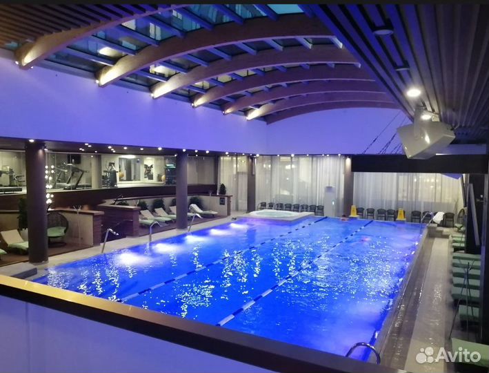 Сауна с бассейном